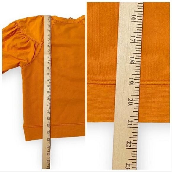 Ulla Johnson James bell-sleeve cotton top in marigold, Size S, New with tag - Picture 13 of 14